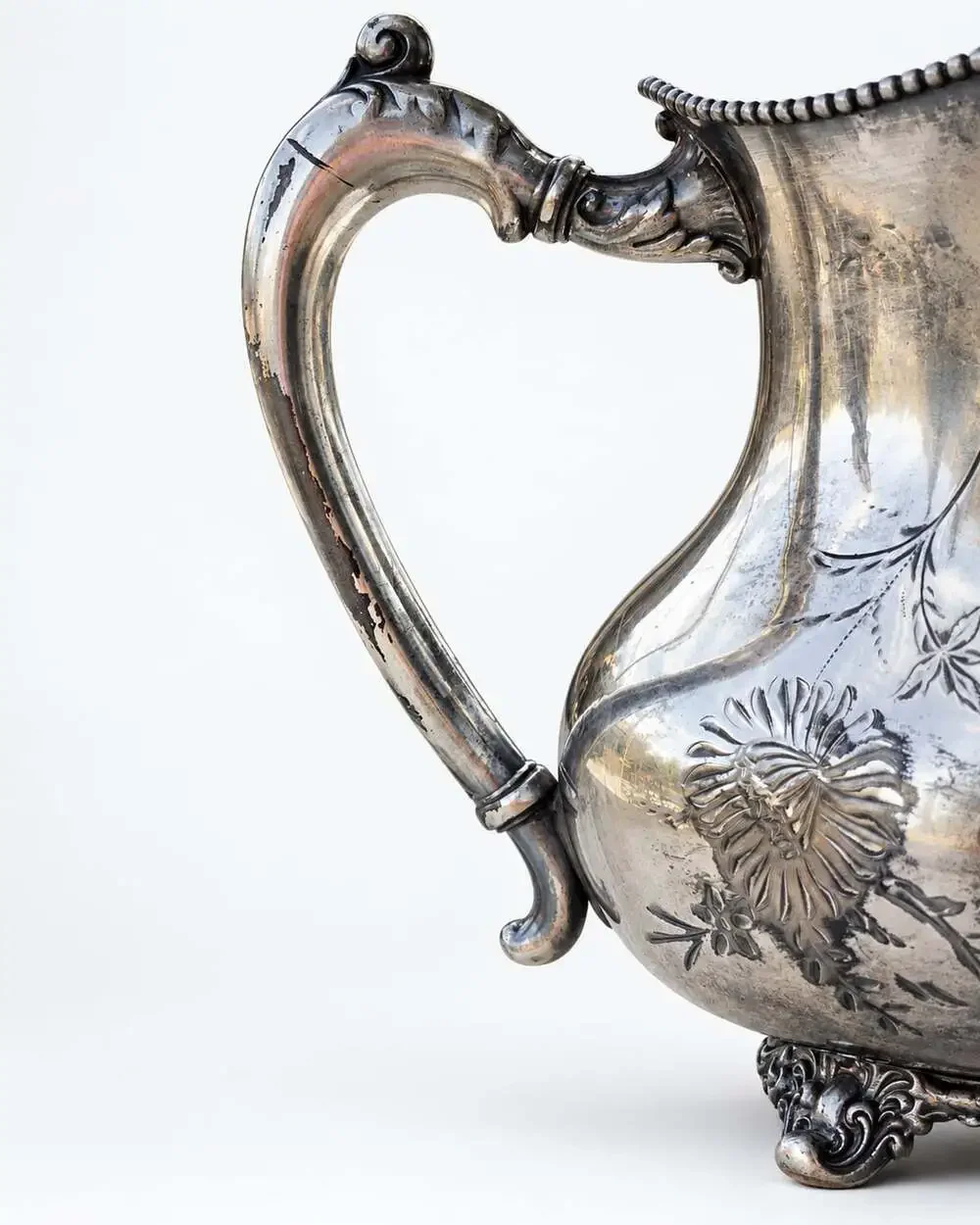 Meriden B Company Silver Plated Water Pitcher 442 Antique